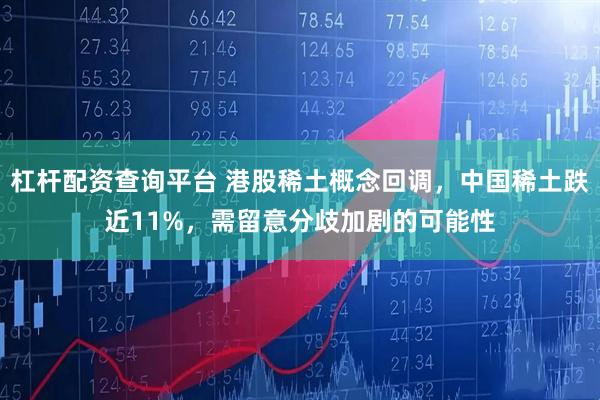 杠杆配资查询平台 港股稀土概念回调，中国稀土跌近11%，需留意分歧加剧的可能性